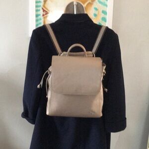 Patricia Nash Oviella Convertible Backpack Stone Gray